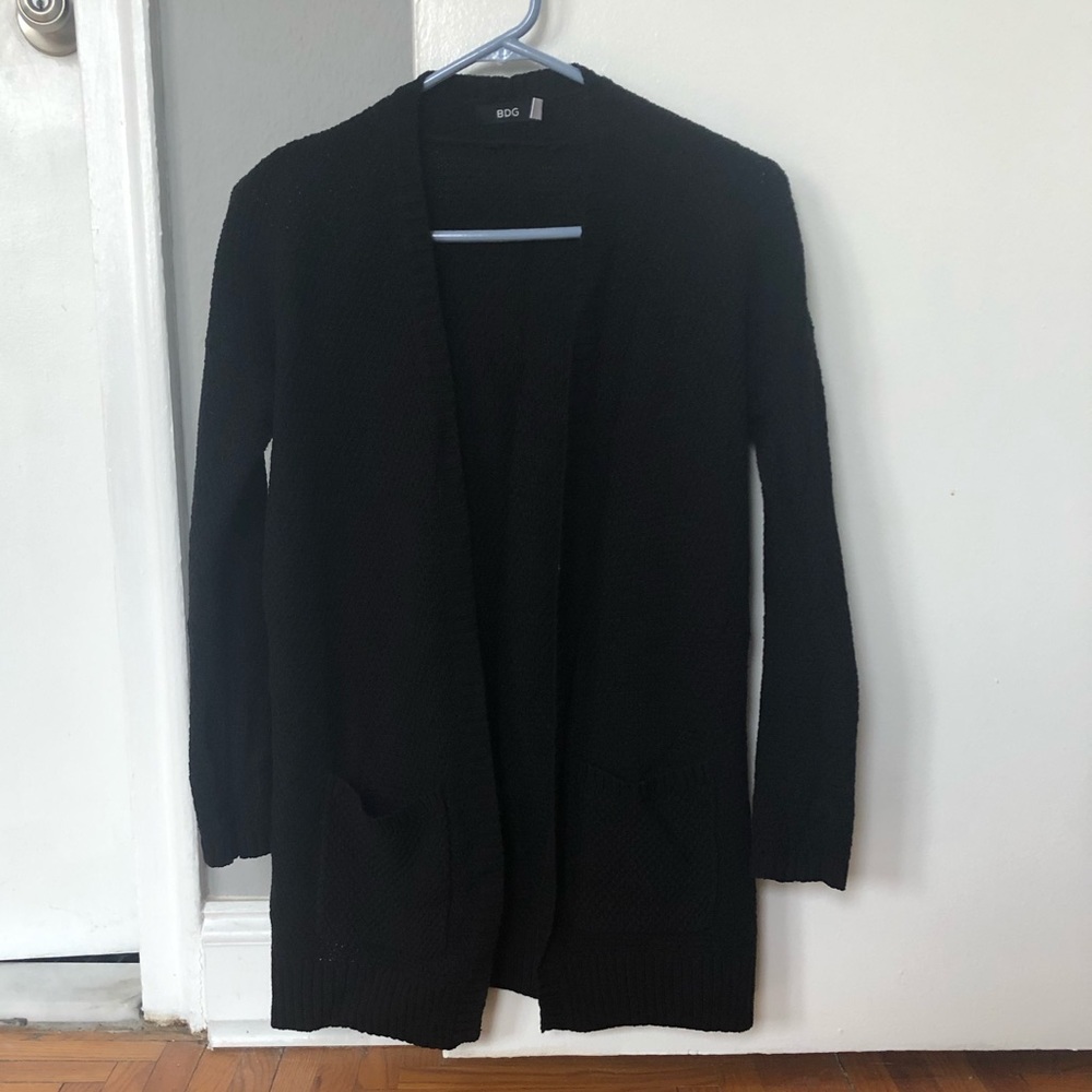 Urban Outfitters BDG Black Cardigan Sweater Small